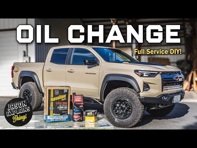 Chevy Colorado / GMC Canyon Oil Change FULL SERVICE (2023 and UP)