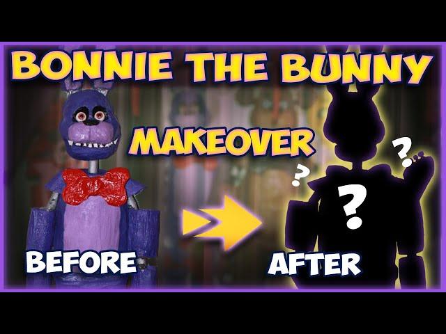 Bonnie the Bunny gets a Makeover! FNAF Parts and Service in Real Life