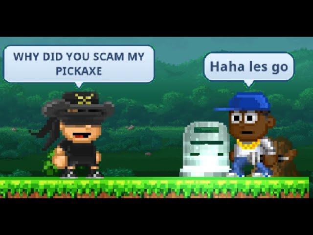 When you get scammed (Pixel Worlds)