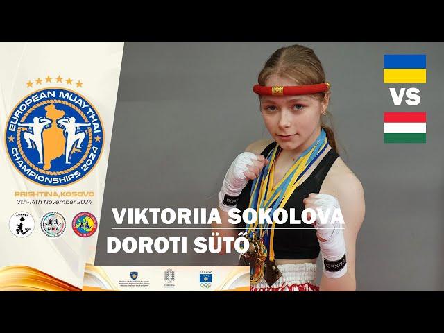  VIKTORIIA SOKOLOVA (UKR) // DOROTI SUTO (HUN), Чемпіонат Європи 2024