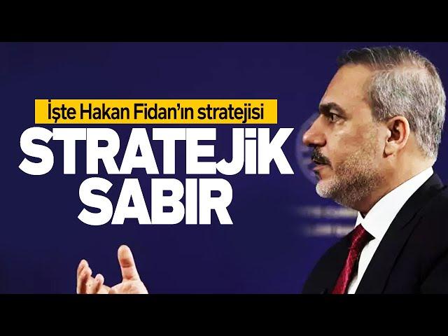 İŞTE HAKAN FİDAN'IN EZBER BOZAN HAMLESİ : STRATEJİK SABIR... SESLİ MAKALE