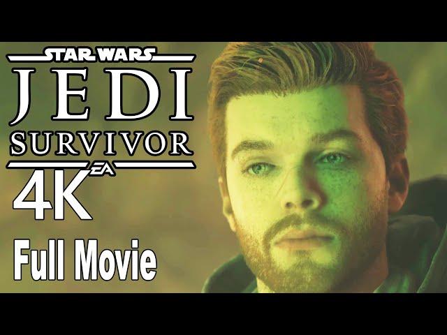 Star Wars Jedi Survivor All Cutscenes Game Movie 4K