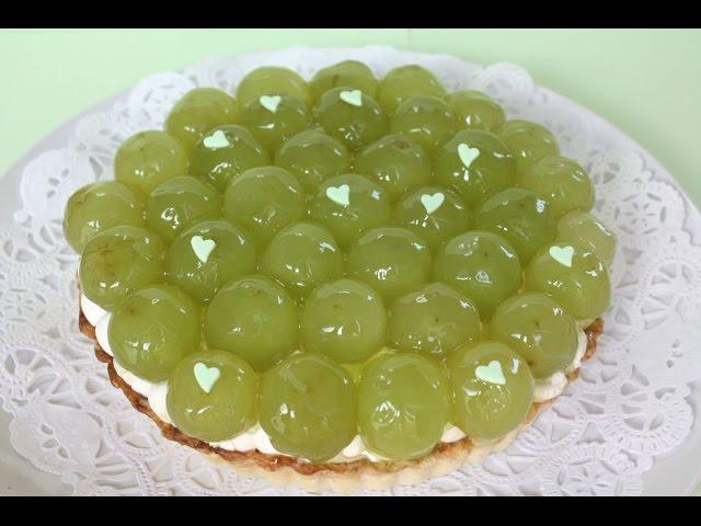 Grape tart（Green grapes）マスカットタルト