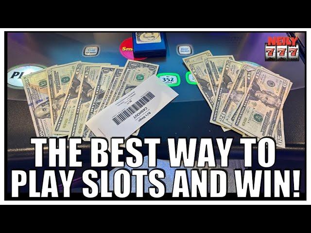 THIS IS THE BEST WAY TO PLAY SLOTS ON A LIMITED BUDGET AND GO HOME WITH MONEY!