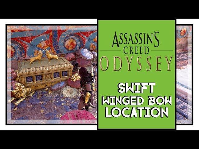 Assassin's Creed Odyssey The Fate of Atlantis Swift-Winged Bow Legendary Chest Location