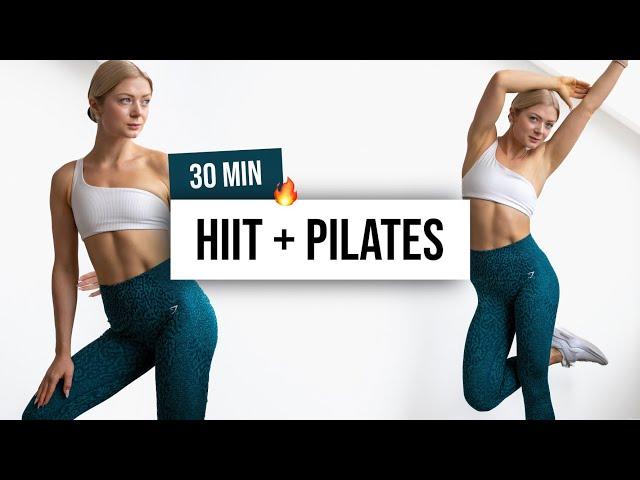 30 MIN sweaty HIIT + PILATES INSPIRED Home Workout - No Equipment