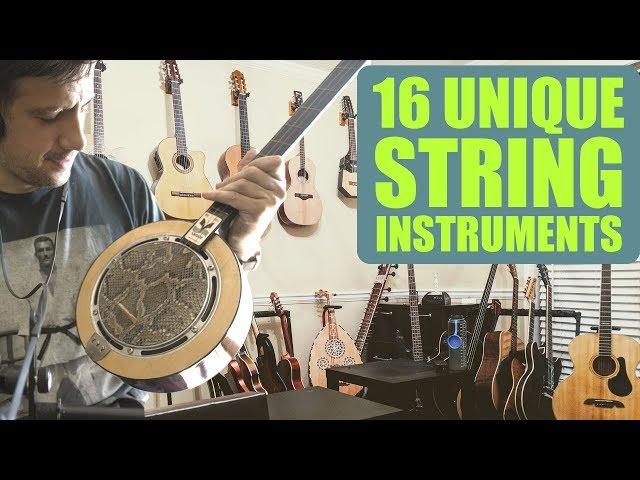 A Tour Of My Most Unique String Instruments