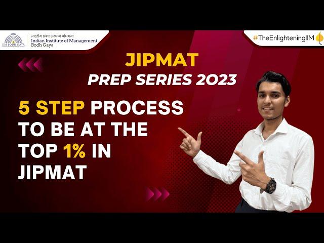 JIPMAT PREP SERIES 2.0 | Episode 01 | IPM | IIM Bodh Gaya