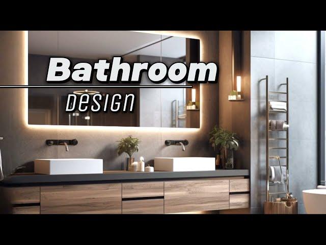 Modern bathroom design ideas  #interiordesign