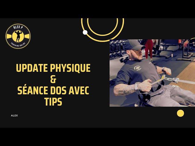 Back session & update perso (oui tu me vois en slip dedans