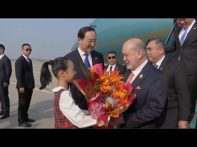 King of Malaysia arrives in Beijing for state visit to China