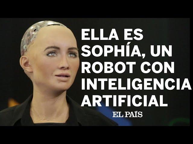 Entrevista con Sophía, un robot con inteligencia artificial.