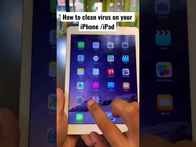 This is how you remove virus on your iPhone / iPad  #shorts #apple #ios #ipad #samsung #android