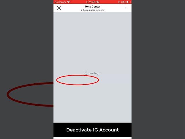 Deactivate Instagram Account 2023