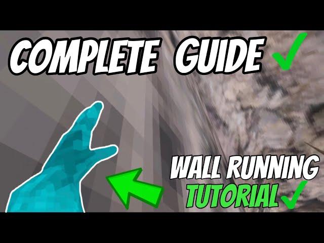 BEST WALL RUNNING TUTORIAL! (Easiest Method) (Gorilla Tag Vr)