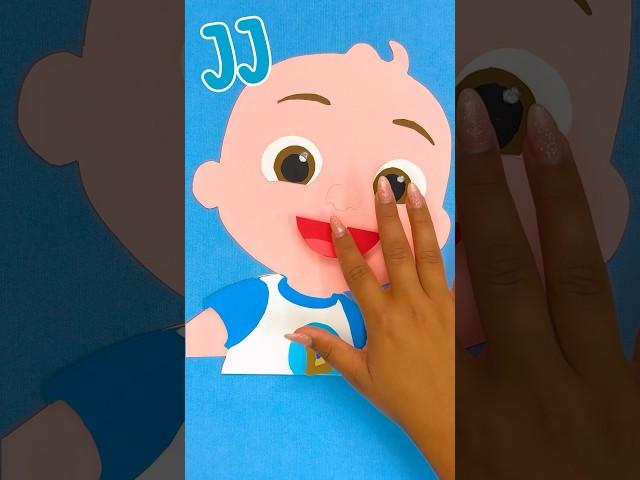 Easy CoComelon Crafts! DIY Baby JJ 1-2-3! #shorts #cocomelon