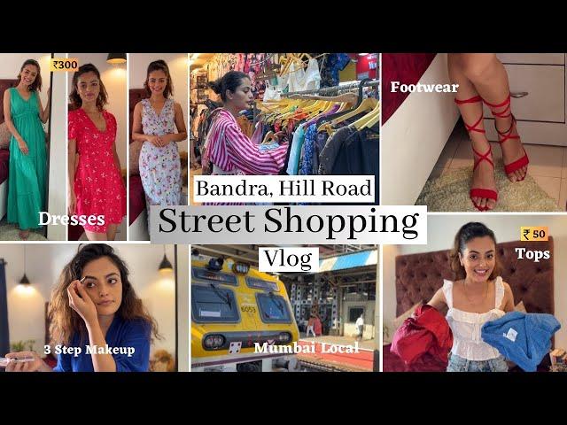 Mumbai Street Shopping Vlog || Bandra Hill Road || Haul || Garima Verma ||