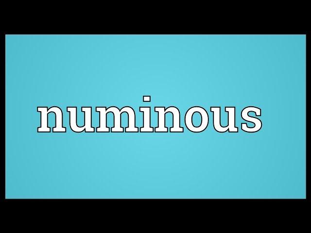 Numinous Meaning