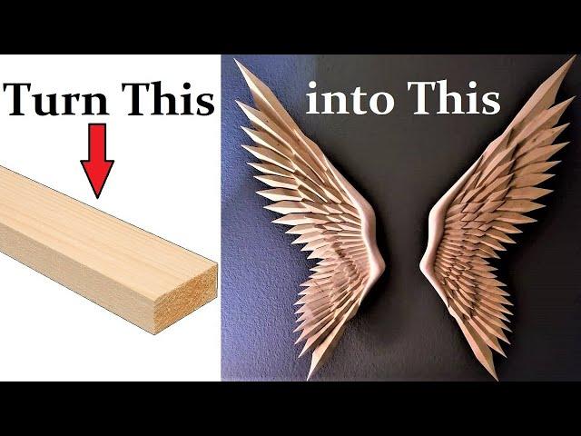 How -To Carve Wings From Pine 2X4's