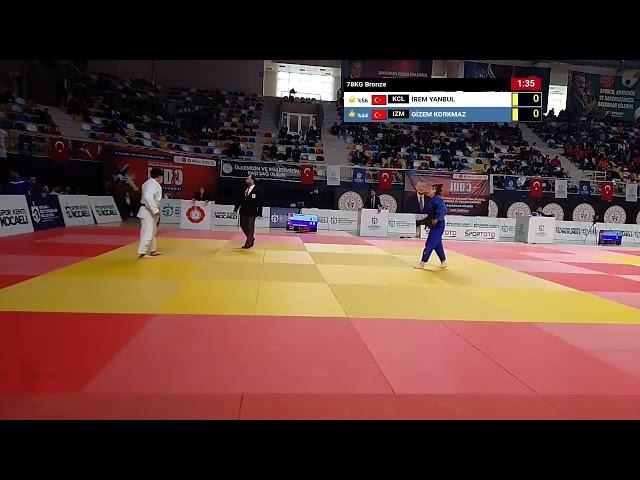 İREM YANBUL - GİZEM KORKMAZ 78KG Bronze 2023 SPOR TOTO GENÇLER TÜRKİYE JUDO ŞAMPİYONASI KOCAELİ