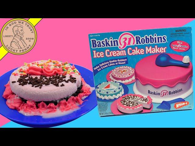 Baskin Robbins 31 Flavors Ice Cream Cake Maker Toy Play Set