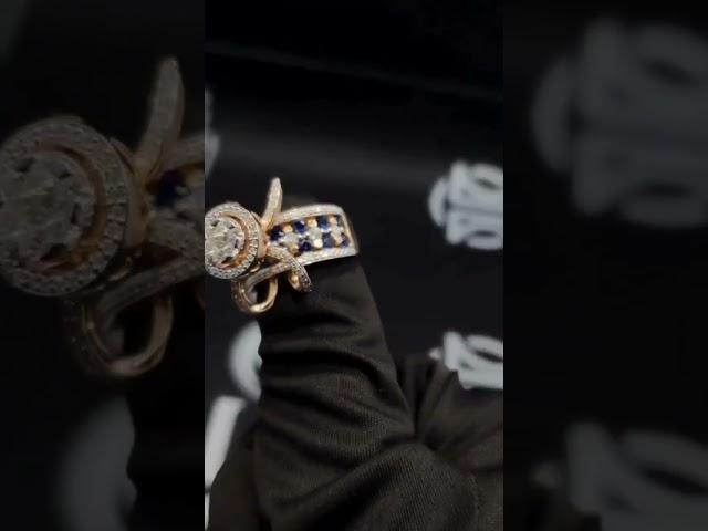 Diamond studded ring — because your hand deserves a little spotlight too!   #ring #rings #HipHopRing