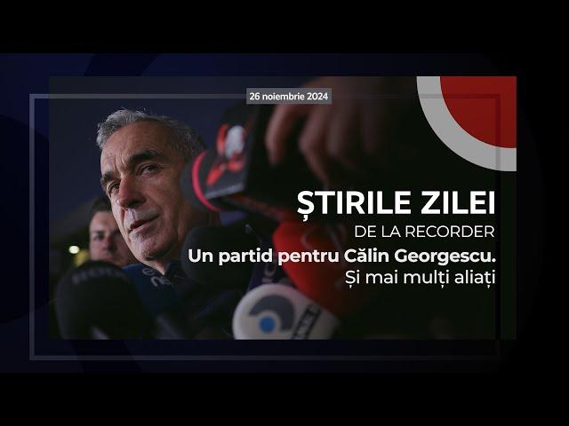 26 NOIEMBRIE 2024. Un partid pentru Călin Georgescu. Și mai mulți aliați