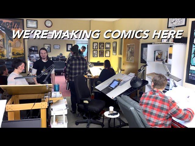 Inside America’s Largest Comic Book Studio