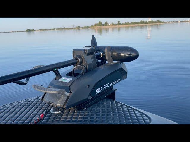 Электромотор Sea-Pro 80L 72" первый опыт использования