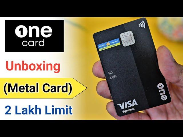 One Metal Card Unboxing 2024 | One Card Unboxing | One Credit Card Unboxing 2024|One Card metal 2024