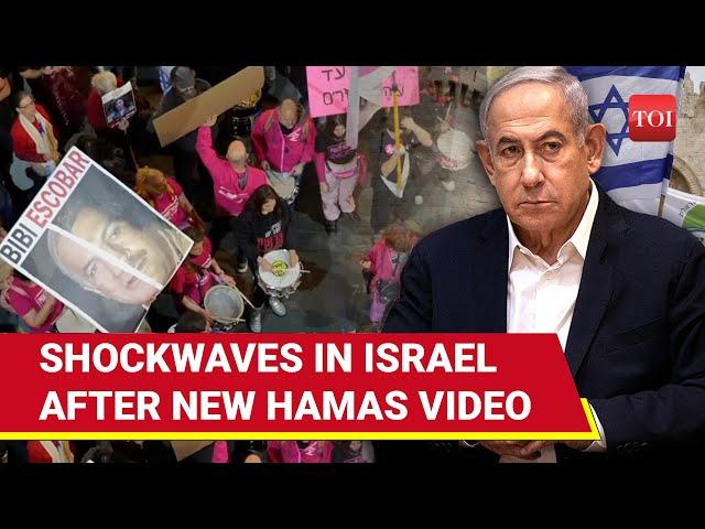 Netanyahu Under Fire; Revolt In Tel Aviv As Hamas Video For Trump Shocks Israelis | Watch