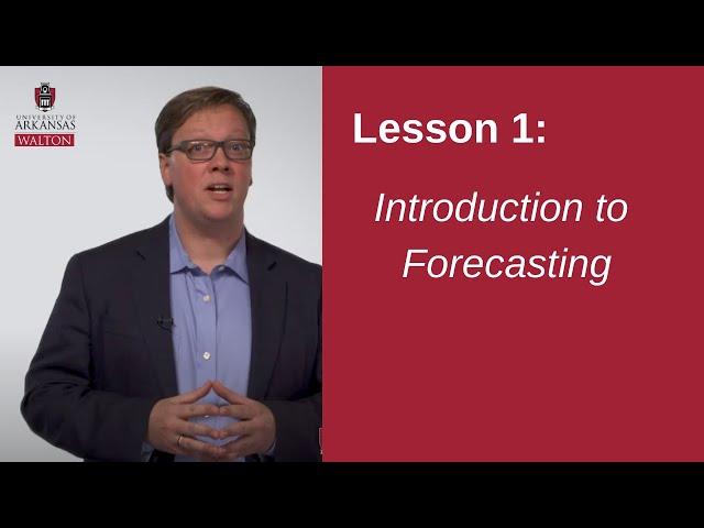 Introduction to Forecasting | SCMT 3623