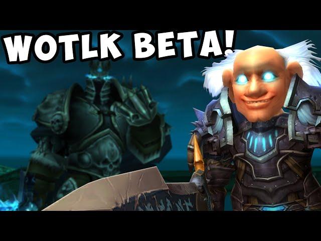 FIRST Look at DEATH KNIGHTS in WoTLK BETA!