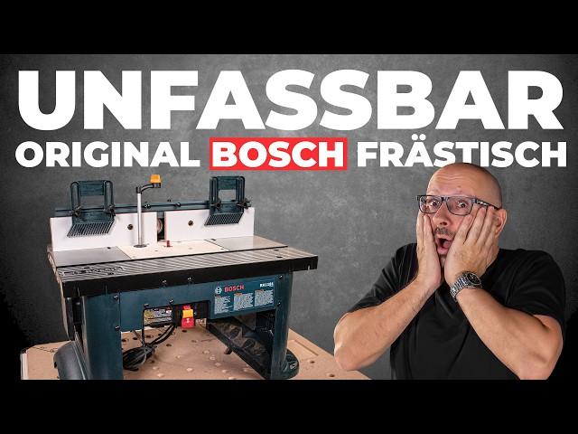 The Bosch router table is a GAMECHANGER – but there is a problem!