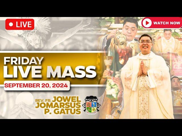 FILIPINO LIVE MASS TODAY ONLINE II SEPTEMBER 20, 2024 II FR. JOWEL JOMARSUS GATUS