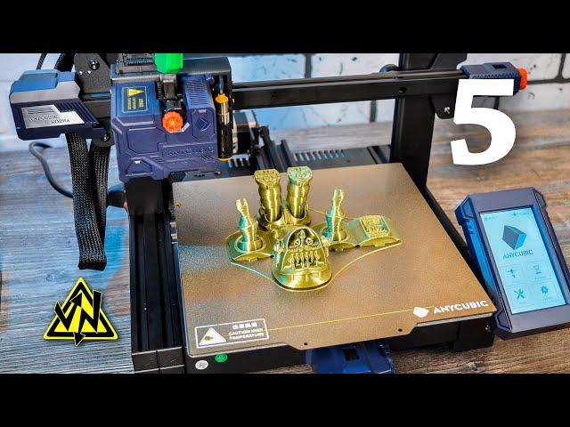 5 КРУТЫХ ВЕЩЕЙ НА 3D ПРИНТЕРЕ ANYCUBIC KOBRA