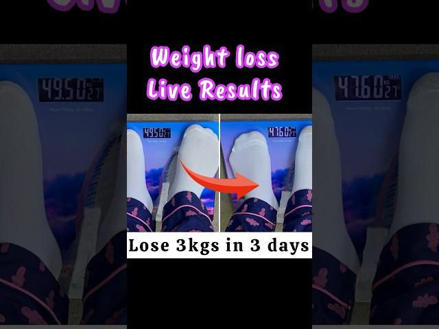 How I lose 3 kgs in 3 days #weightloss #youtubeshorts #viral #weightlossjourney #dietplan
