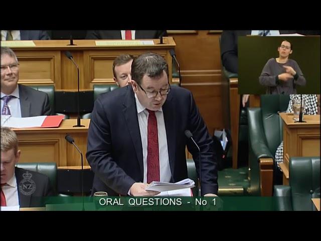 Question 1 - Dr Duncan Webb to the Minister of Finance