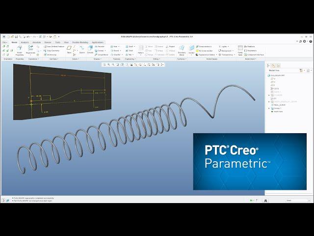Creo 3.0 Tutorial: Advanced feature defined by Graph