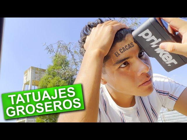 Finjo ser Tatuador y les hice tatuajes Groseros 4 (BROMA)