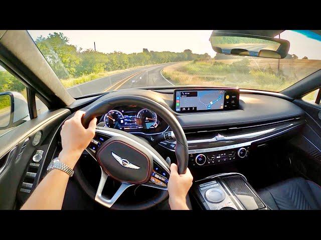 2022 Genesis G80 AWD 3.5T Sport Prestige - POV Review