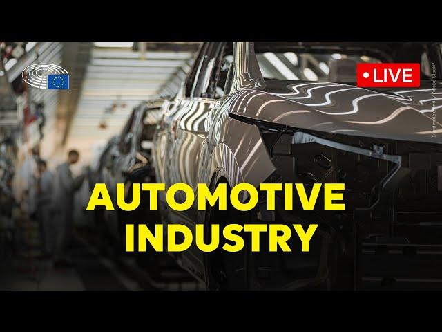 Parliament debates the crisis in the EU's automotive industry