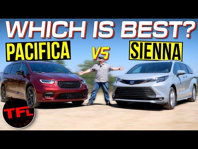 So, You Need a Minivan: Is the Chrysler Pacifica or the Toyota Sienna a Better Buy?