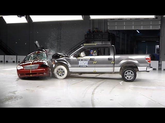 Red-light-running crash test demonstration