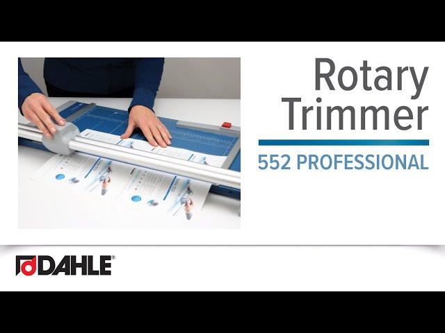 Dahle 552 Pro Rotary Trimmer - Precise, Powerful, High Quality - For Paper, Photos, and Cardstock