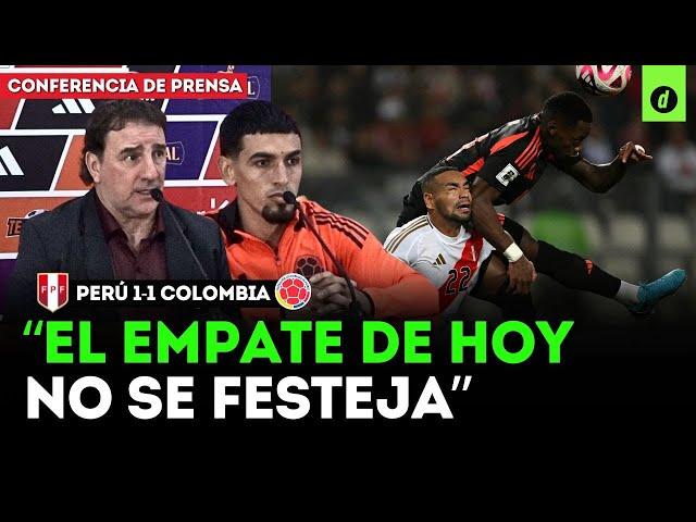 "SABIAMOS QUE SERÍA COMPLICADO": CONFERENCIA de NÉSTOR LORENZO tras PERÚ 1-1 COLOMBIA | Depor