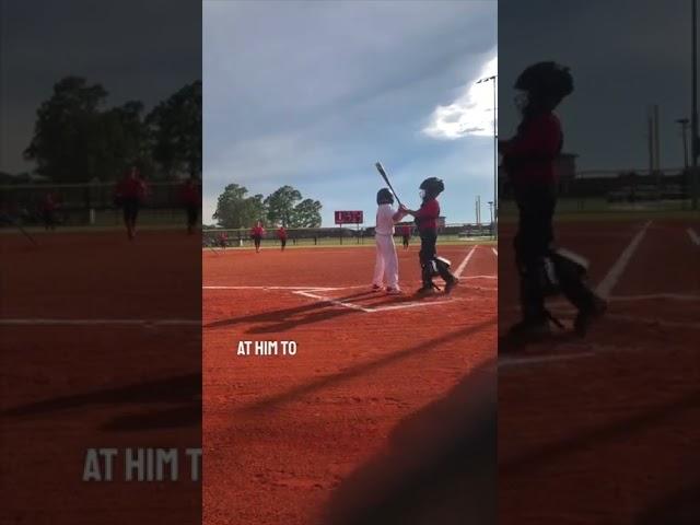 This young baseball player helped a player on the other team  (Jacob Mcdowell/FB)