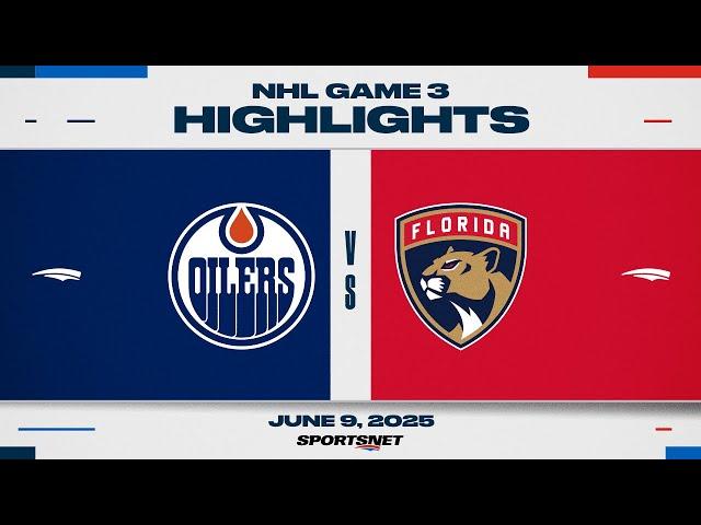 NHL Game 3 Highlights | Oilers vs. Panthers - June 9, 2025