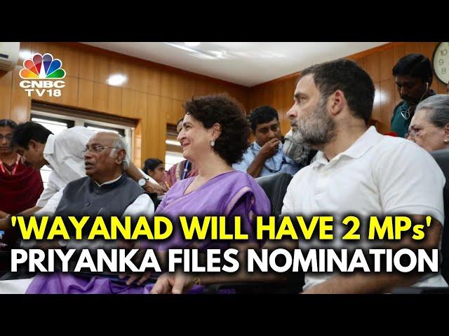 'First Time, I’m Campaigning For Myself': Priyanka Gandhi Files Nomination Papers From Wayanad |N18V