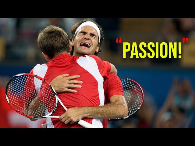 Tennis "Craziest" Doubles Match EVER! (Federer's Passion as you've NEVER seen it before)